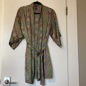 Victoria’s Secret silky patterned robe
